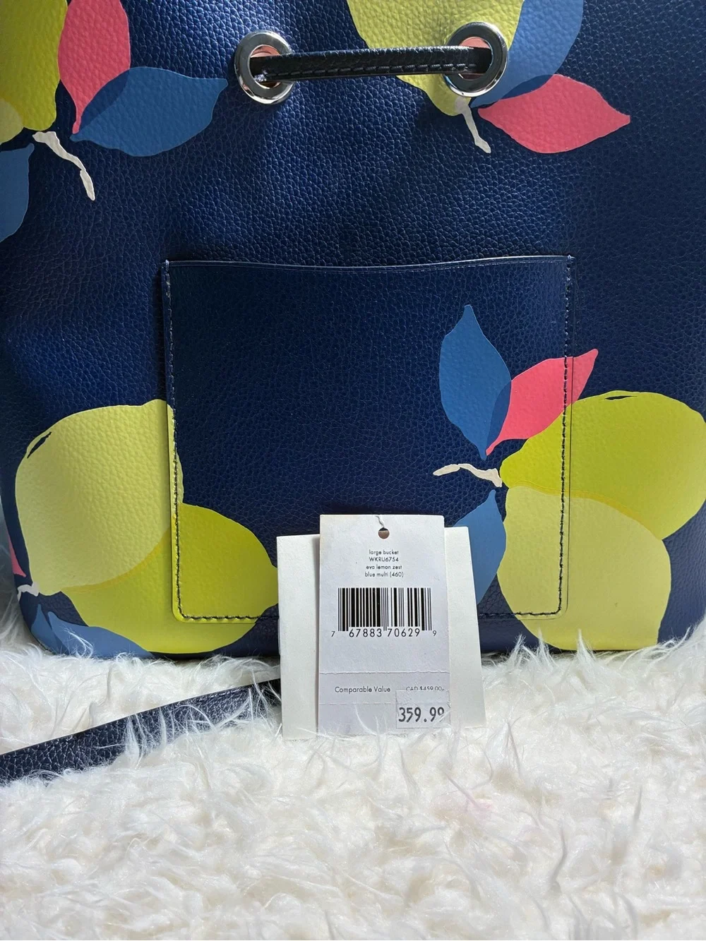 Kate Spade Floral Print Bucket Bag .